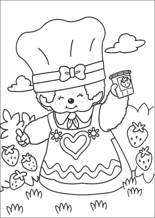 Coloring pages: Monchhichi 7