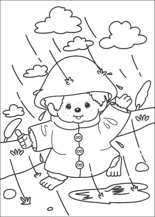 Coloring pages: Monchhichi 8
