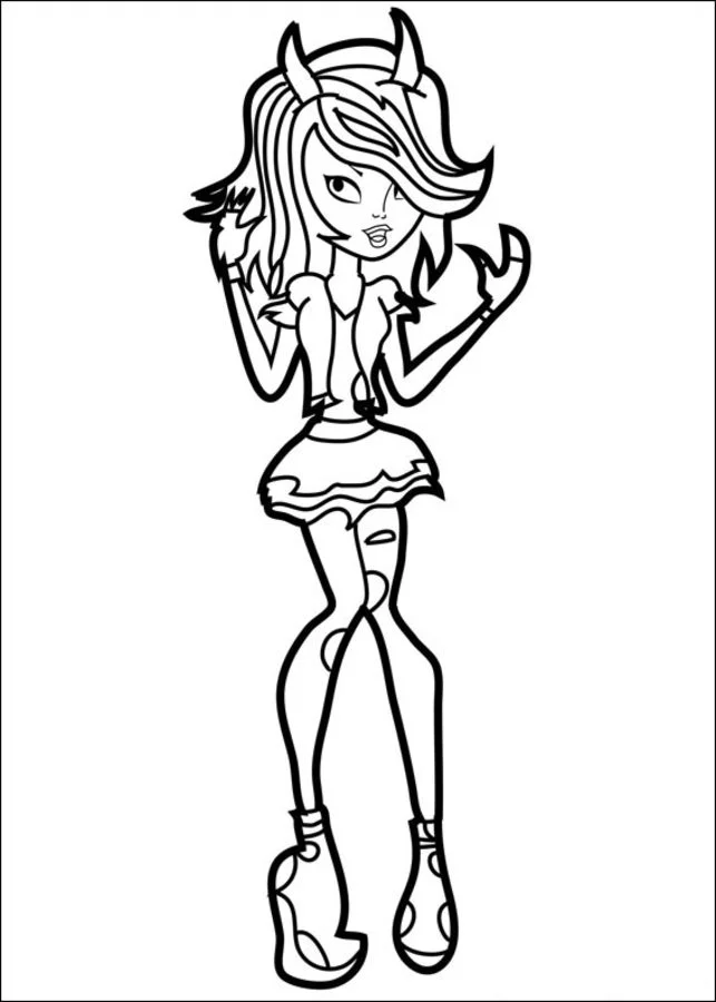 Coloring pages: Monster High 10