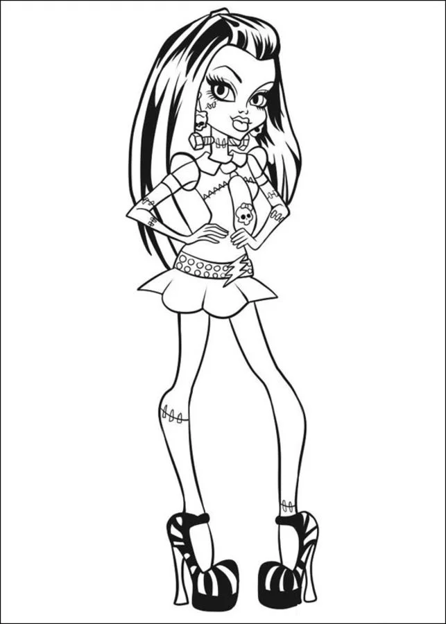 Coloring pages: Monster High 3