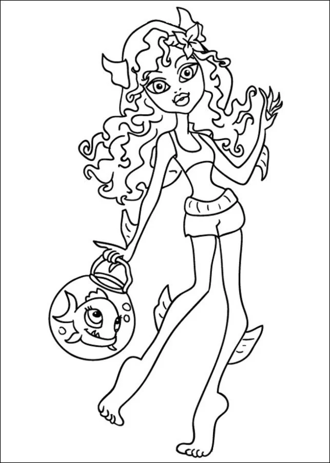 Coloring pages: Monster High 5