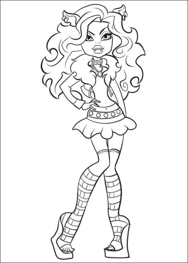 Coloring pages: Monster High 6