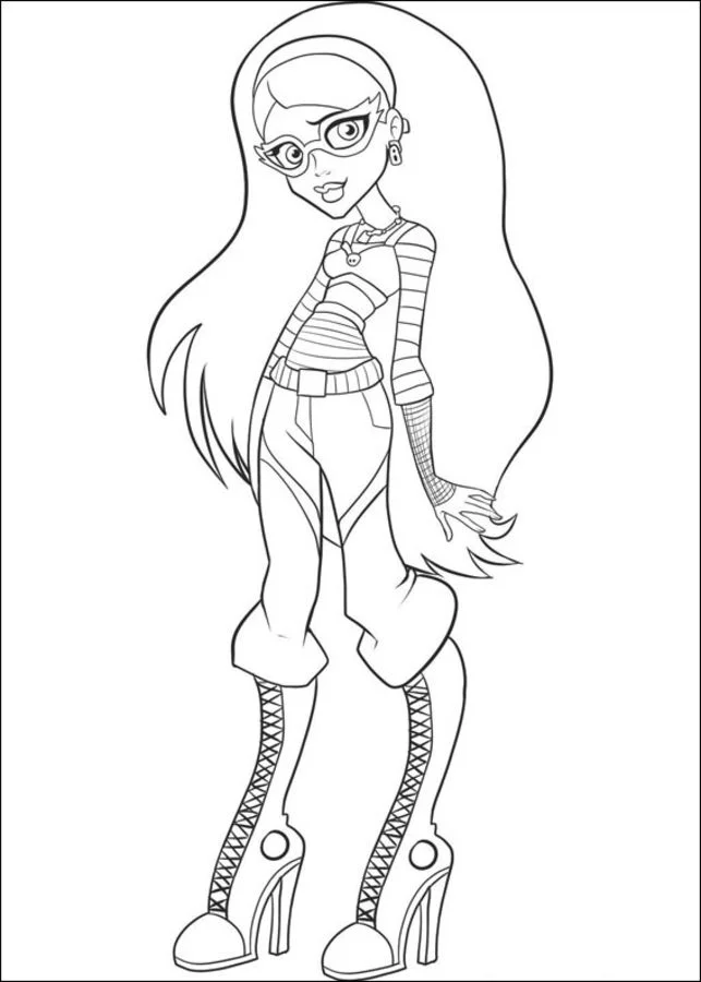 Coloring pages: Monster High 8