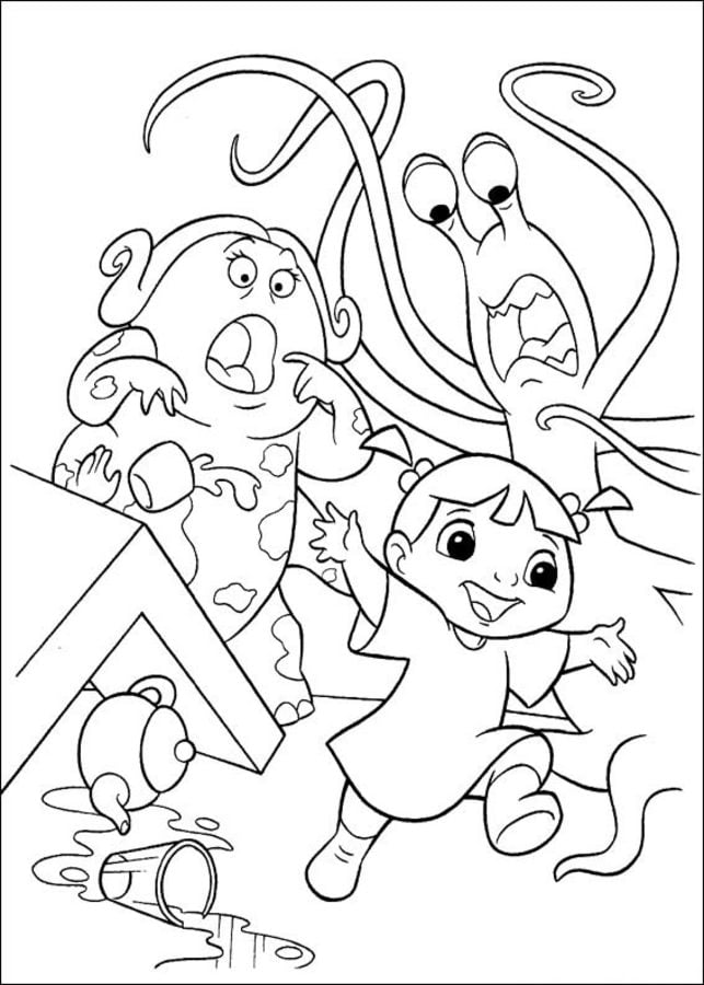 Coloring pages: Monsters, Inc
