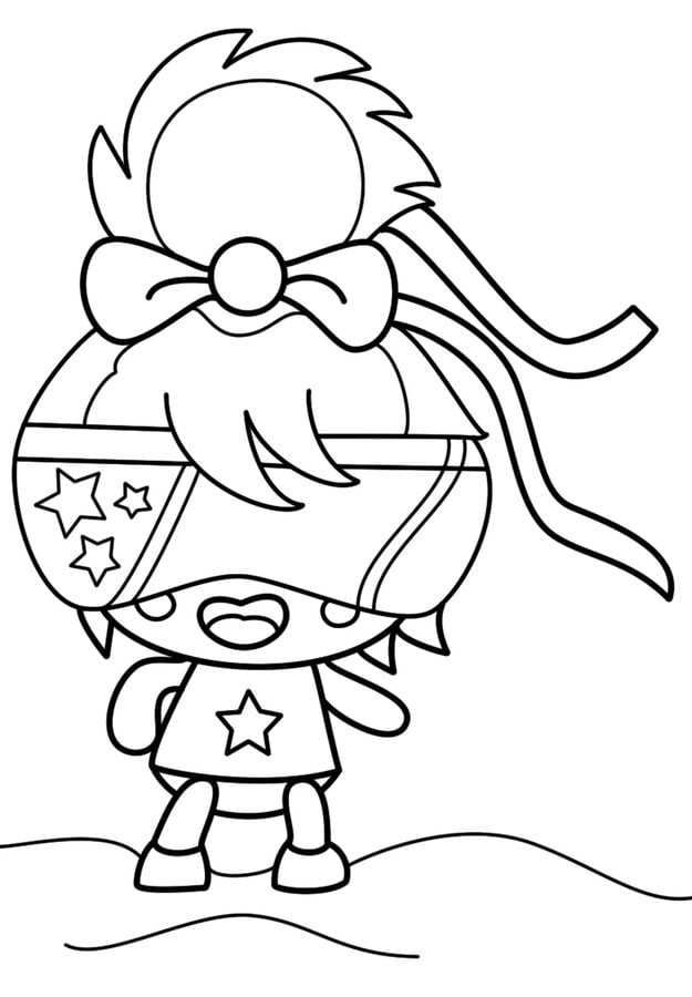 Coloring pages: Moshi monsters 6