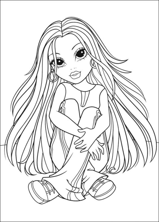 Coloring pages: Moxie Girlz 1