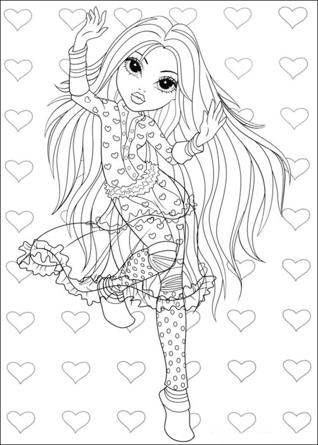 Coloring pages: Moxie Girlz