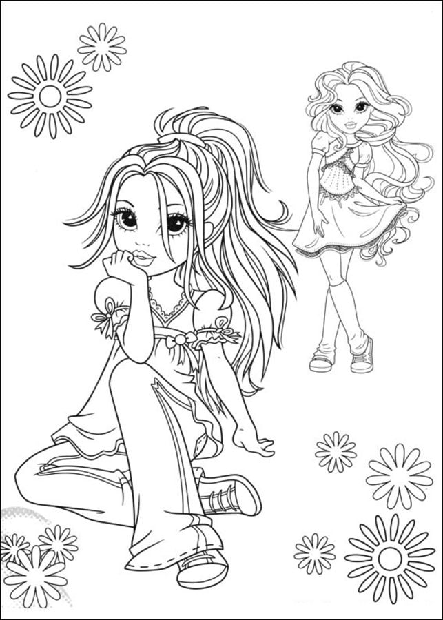 Coloring pages: Moxie Girlz 7