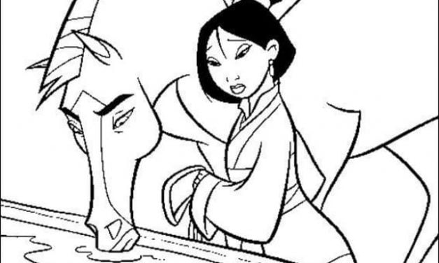 Ausmalbilder: Mulan