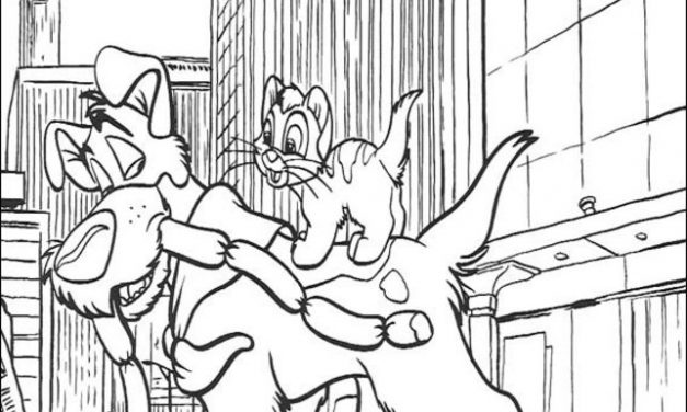 Coloring pages: Oliver & Company