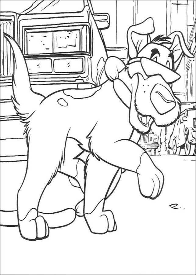 Coloring pages: Oliver & Company