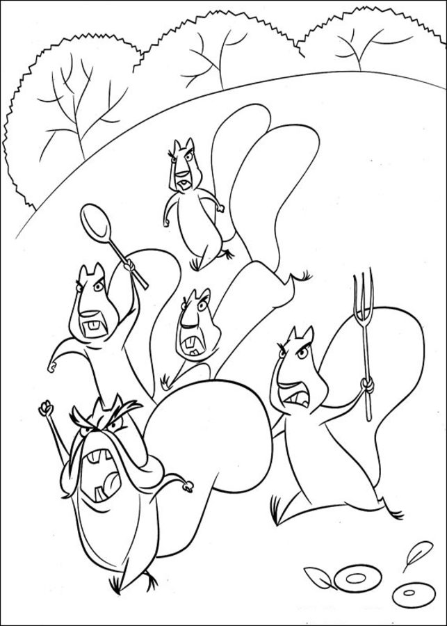 Disegni da colorare: Boog & Elliot a caccia di amici