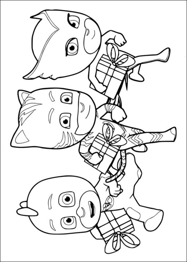 Coloriages: Pyjamasques 9