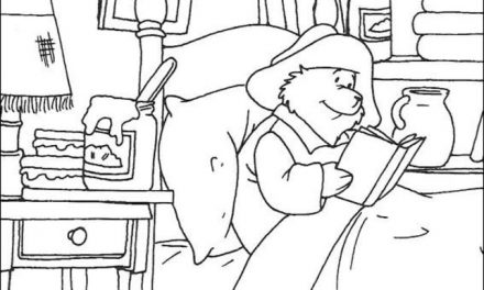 Coloring pages: Paddington Bear