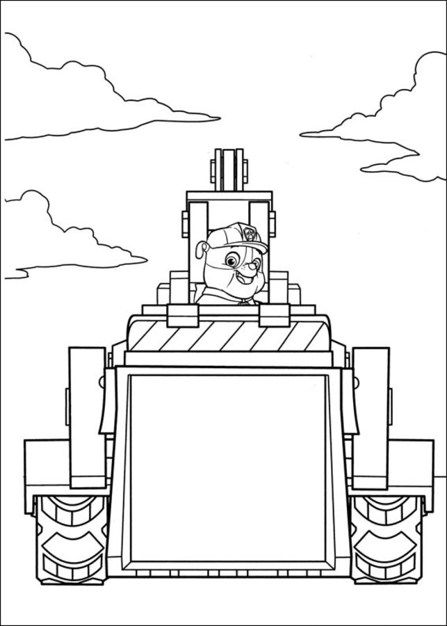 Coloring pages: PAW Patrol 4