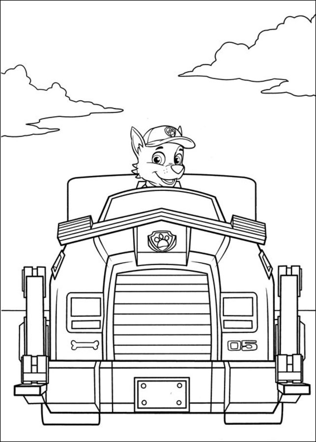 Coloring pages: PAW Patrol 6