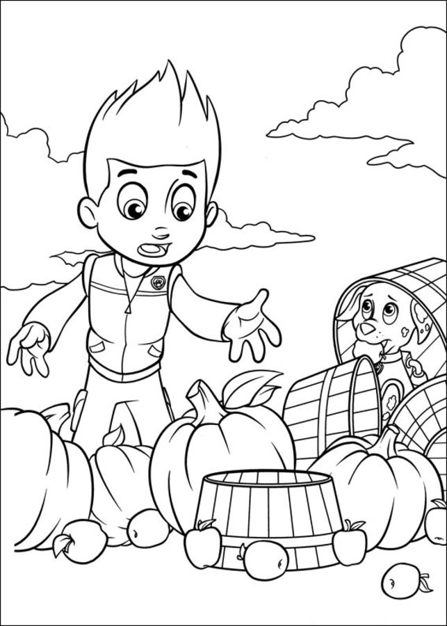 Coloring pages: PAW Patrol 9