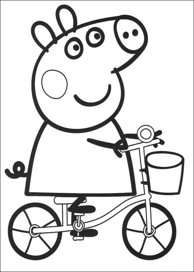 Coloriages: Peppa Pig