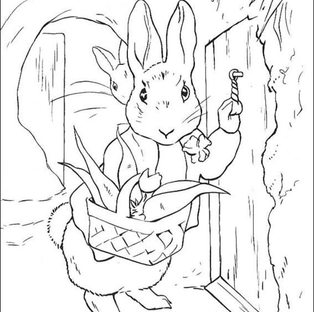 Disegni da colorare: Peter Rabbit