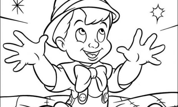 Coloring pages: Pinocchio