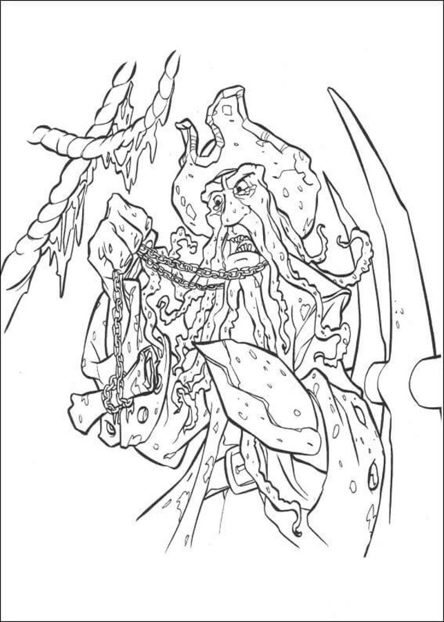 Coloring pages: Pirates of the Caribbean 1