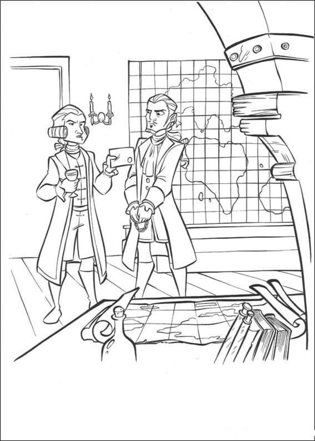 Coloring pages: Pirates of the Caribbean 10