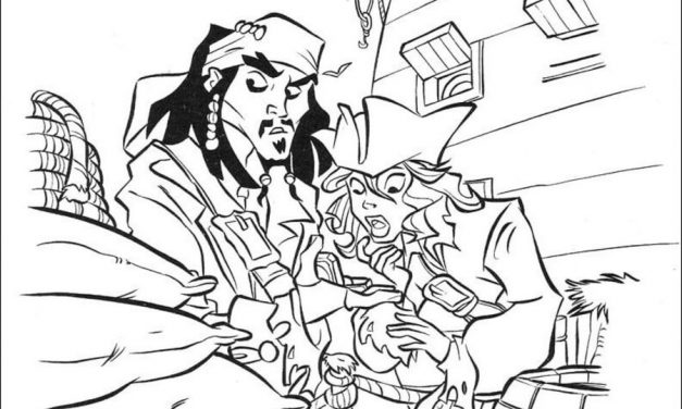 Coloring pages: Pirates of the Caribbean