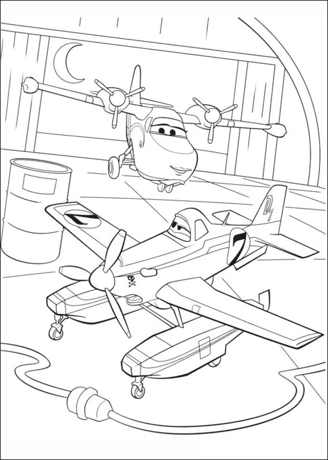 Coloring pages: Planes: Fire & Rescue 10