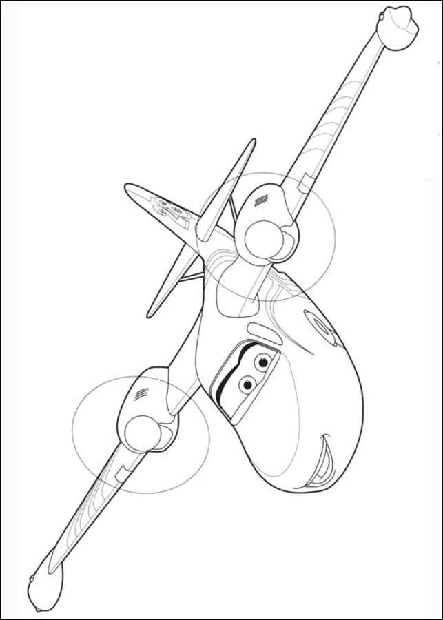 Coloring pages: Planes: Fire & Rescue 3