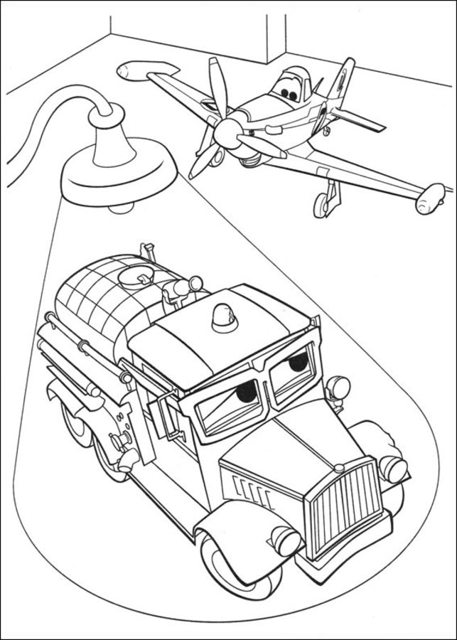 Coloring pages: Planes: Fire & Rescue 9