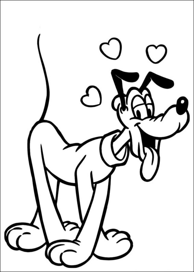 Coloring pages: Pluto 2
