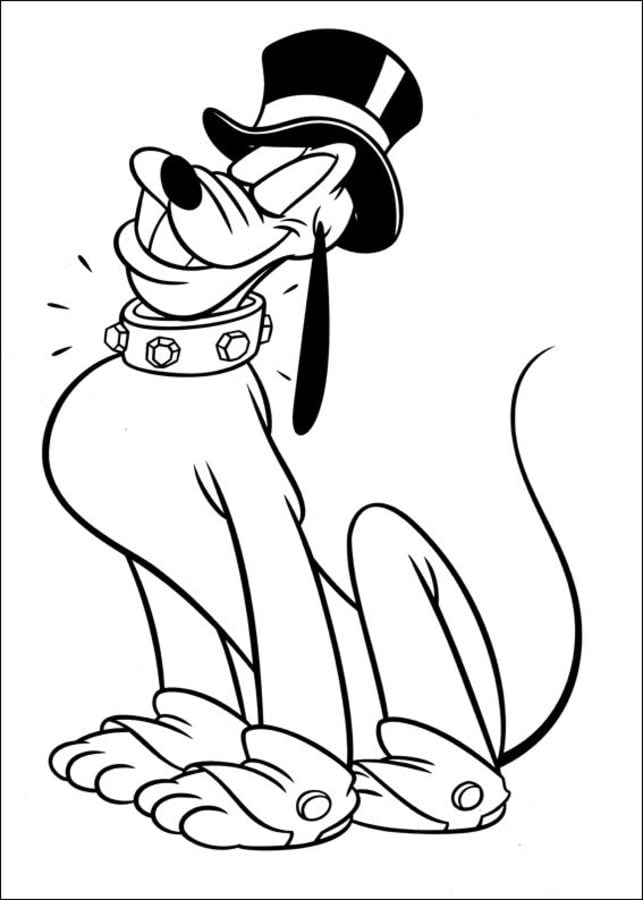Coloring pages: Pluto 4