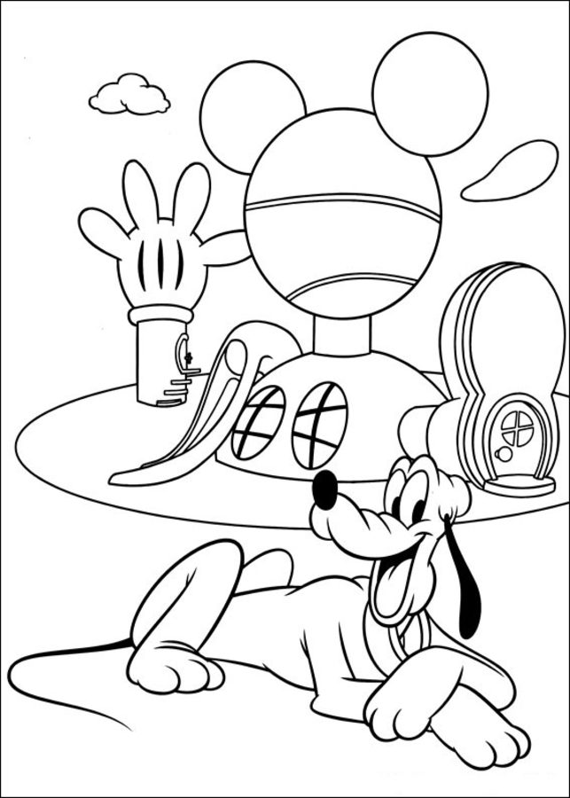 Coloring pages: Pluto 7