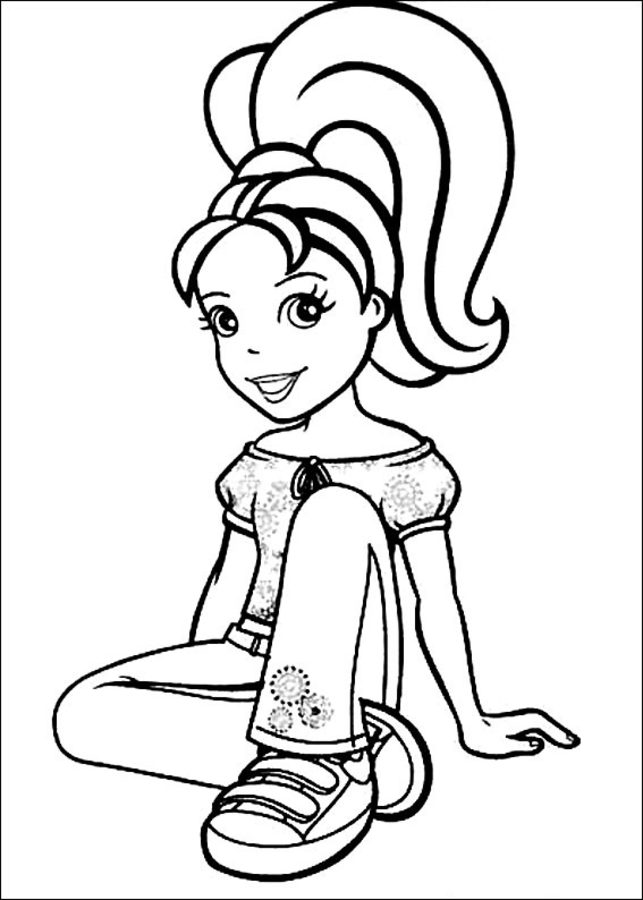 Coloring pages: Polly Pocket 1