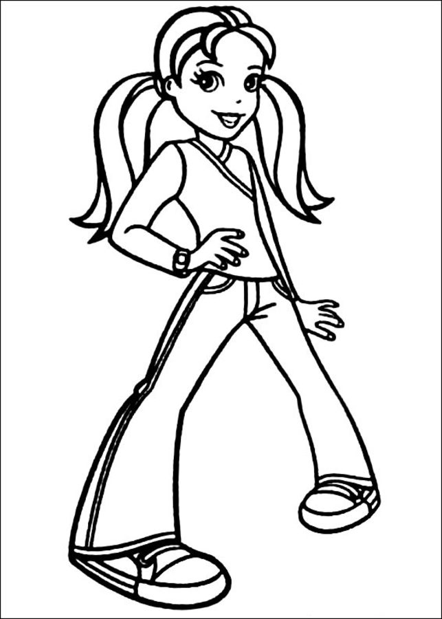 Coloring pages: Polly Pocket 10