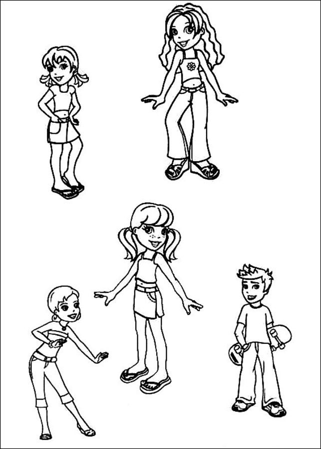 Coloring pages: Polly Pocket 2