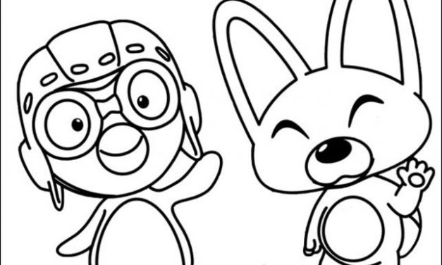 Coloring pages: Pororo the Little Penguin