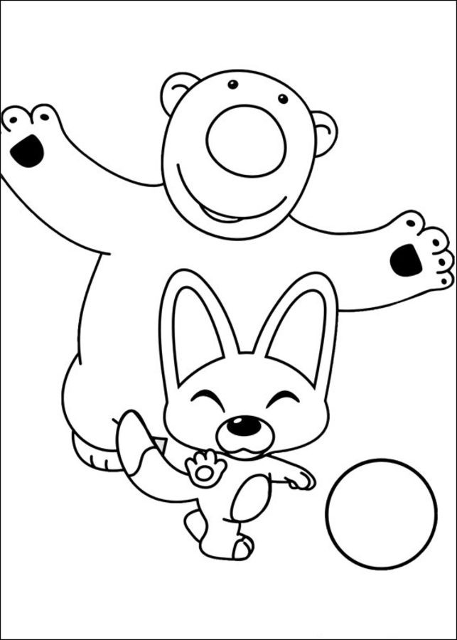 Coloring pages: Pororo the Little Penguin