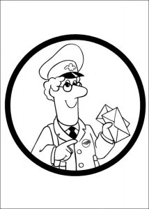 Coloring pages: Postman Pat, printable for kids & adults, free