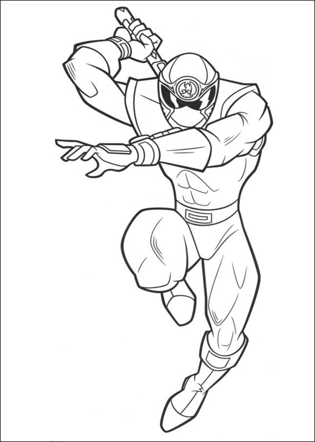 Coloring pages: Power Rangers 6