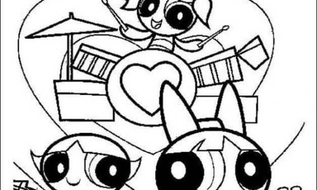 Coloring pages: The Powerpuff Girls