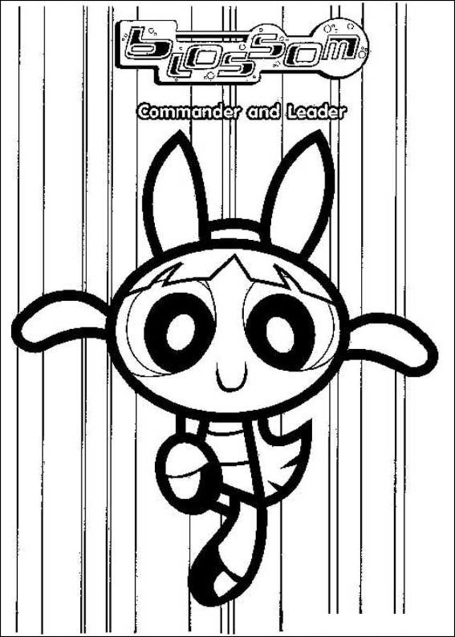 Coloring pages: The Powerpuff Girls