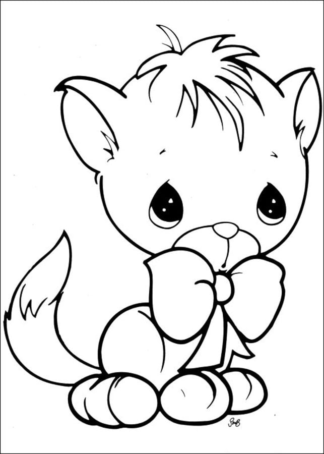 Coloring pages: Precious Moments, printable for kids & adults, free