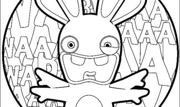 Coloring pages: Raving Rabbids