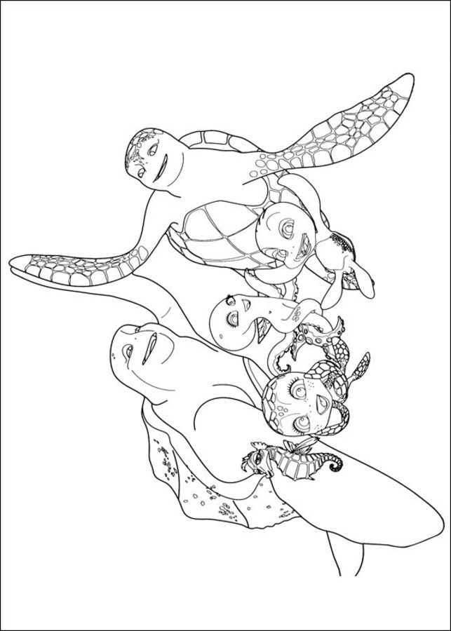 Coloring pages: A Turtle's Tale 10