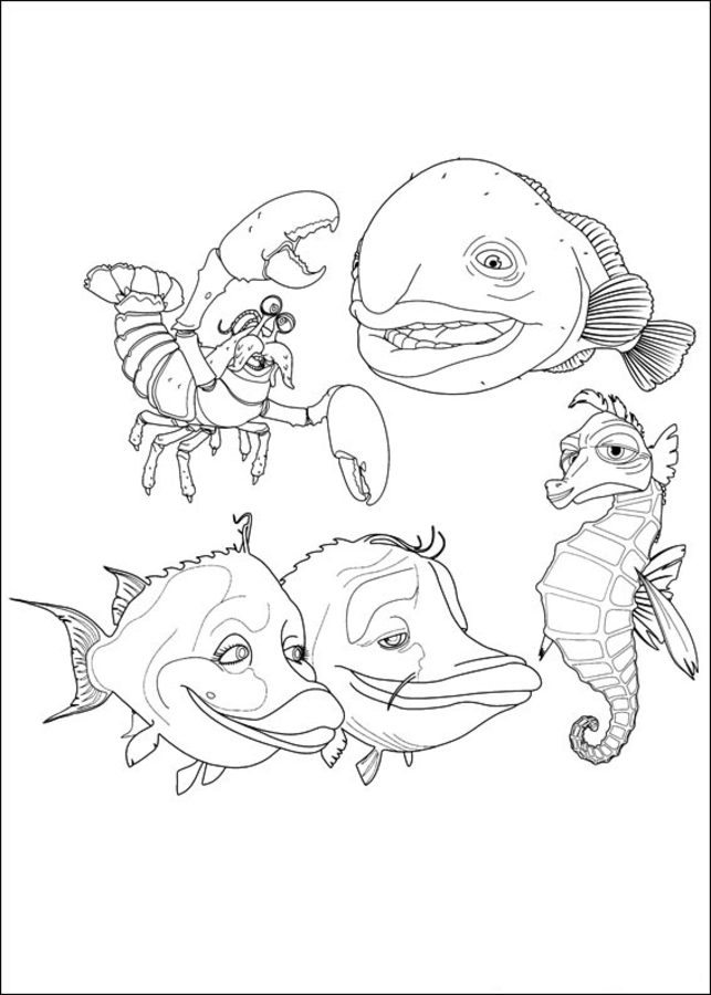 Coloring pages: A Turtle's Tale 2