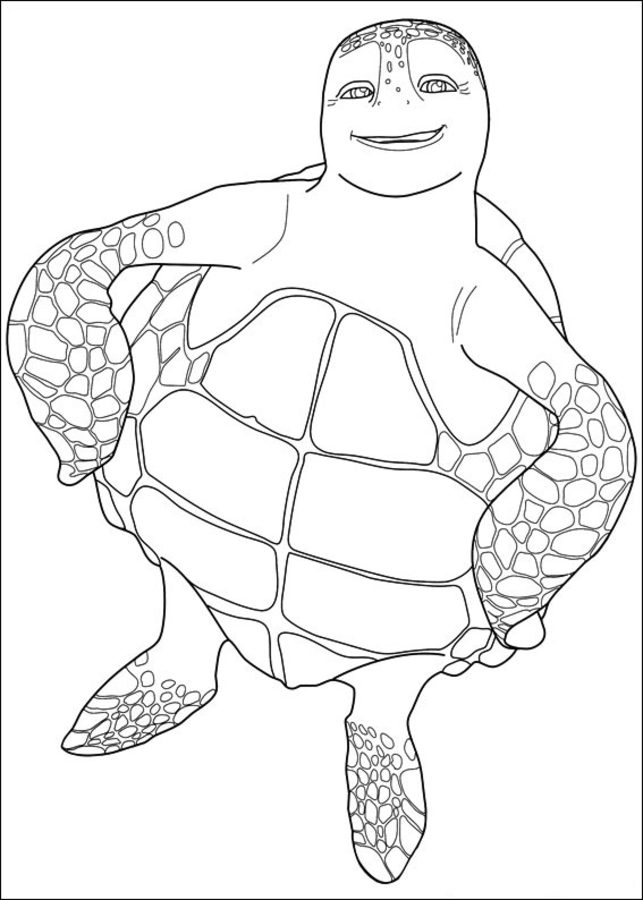 Coloring pages: A Turtle's Tale 5