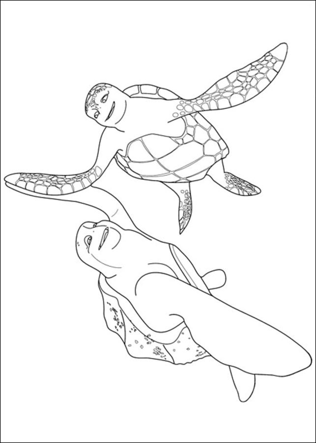 Coloring pages: A Turtle's Tale 8
