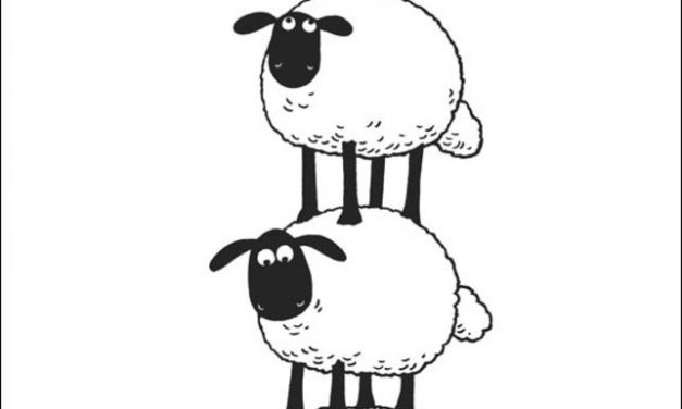 Coloring pages: Shaun the Sheep