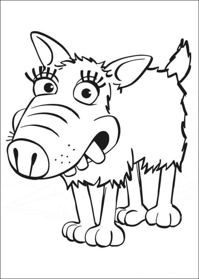 Dibujos para colorear: La oveja Shaun 3